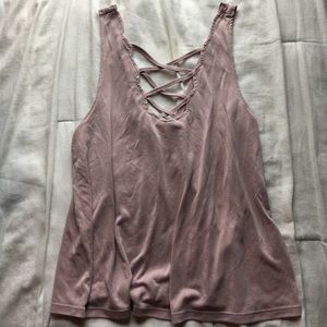 American Eagle Cross-Front Tank Top